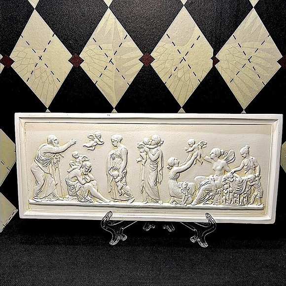Vintage “The Ages of Love” 1824 Cherub Plaque Relief - Thorvaldsen - Picture 3 of 10